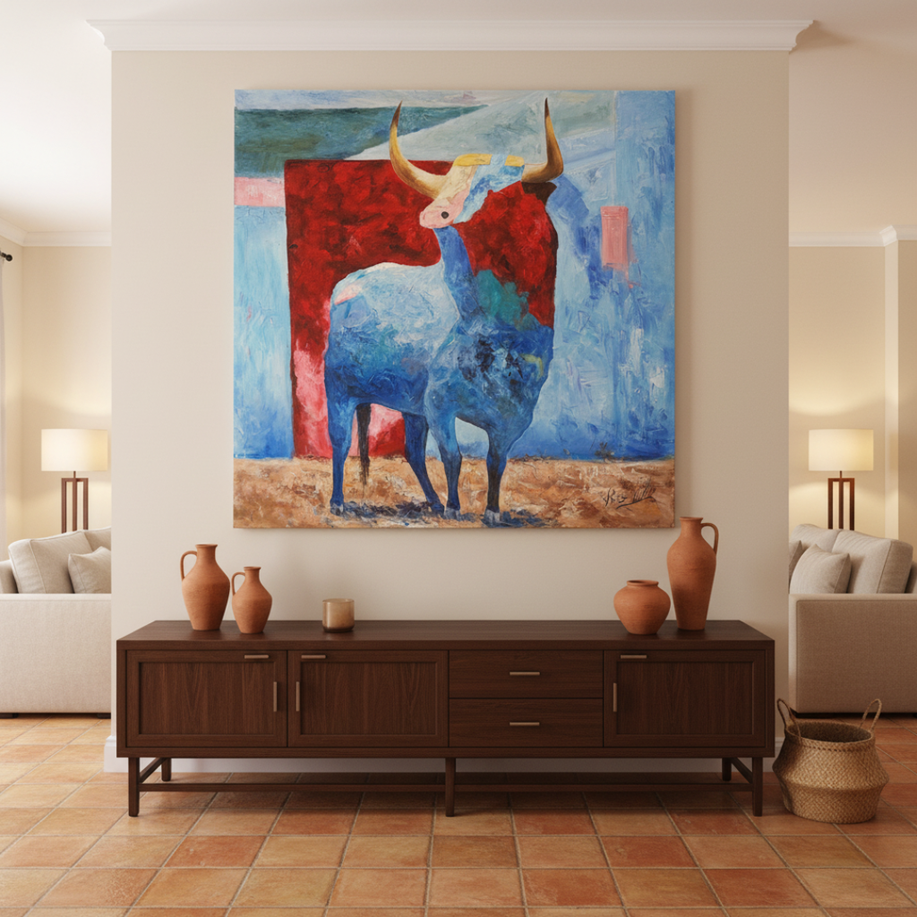 Óleo Espíritu de Casta – Óleo Original (90x90cm)