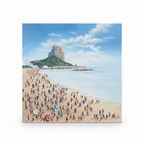 Óleo Bajo el Peñón – Óleo Original (100x100cm)