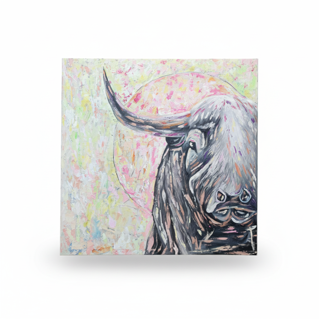 Óleo Nobleza Cromática – Óleo Original (90x90cm)