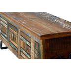 Arca Legado Urbano – Baúl de Madera Reciclada y Hierro (116 cm)