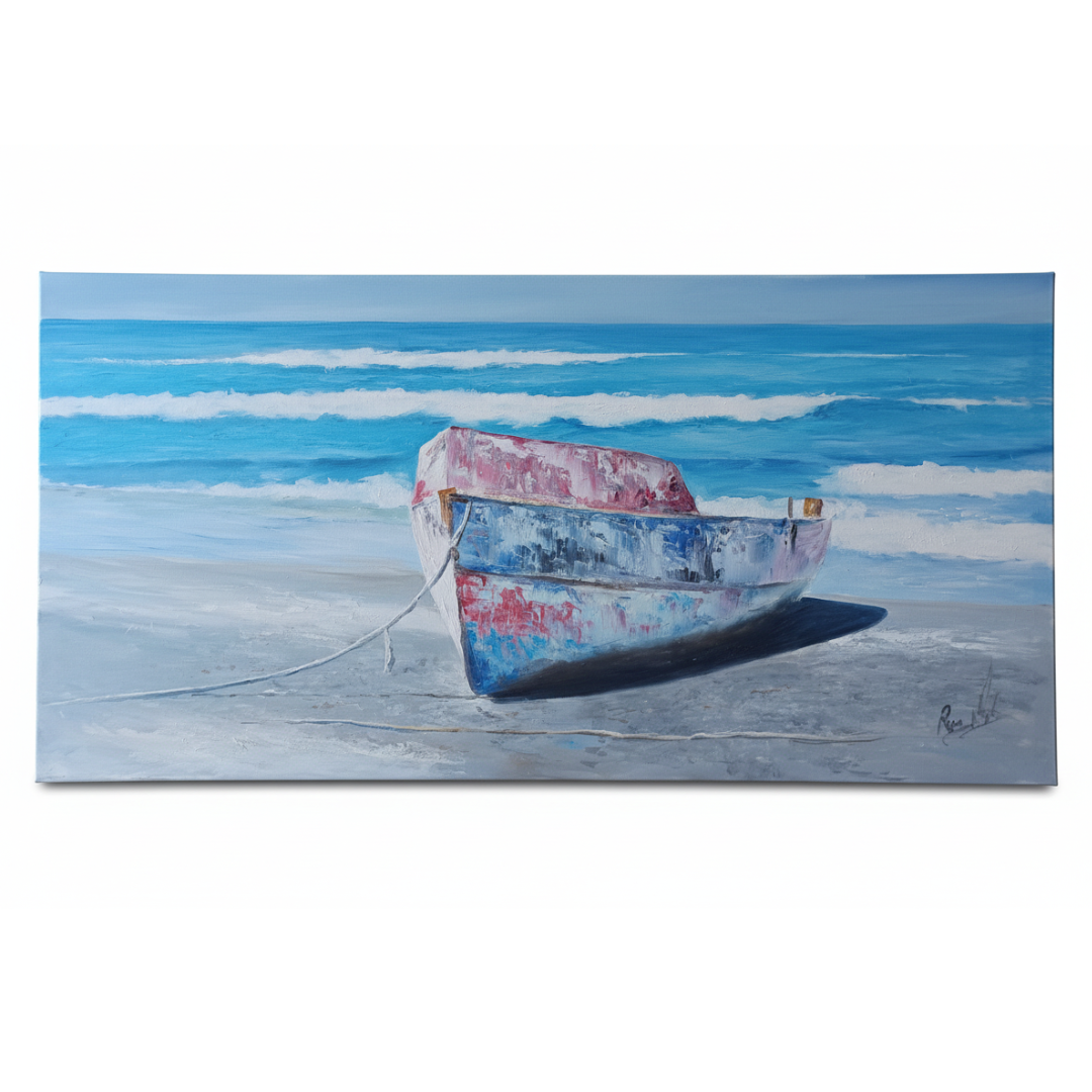 Óleo Amanecer en el Litoral – Óleo Original (60x120cm)