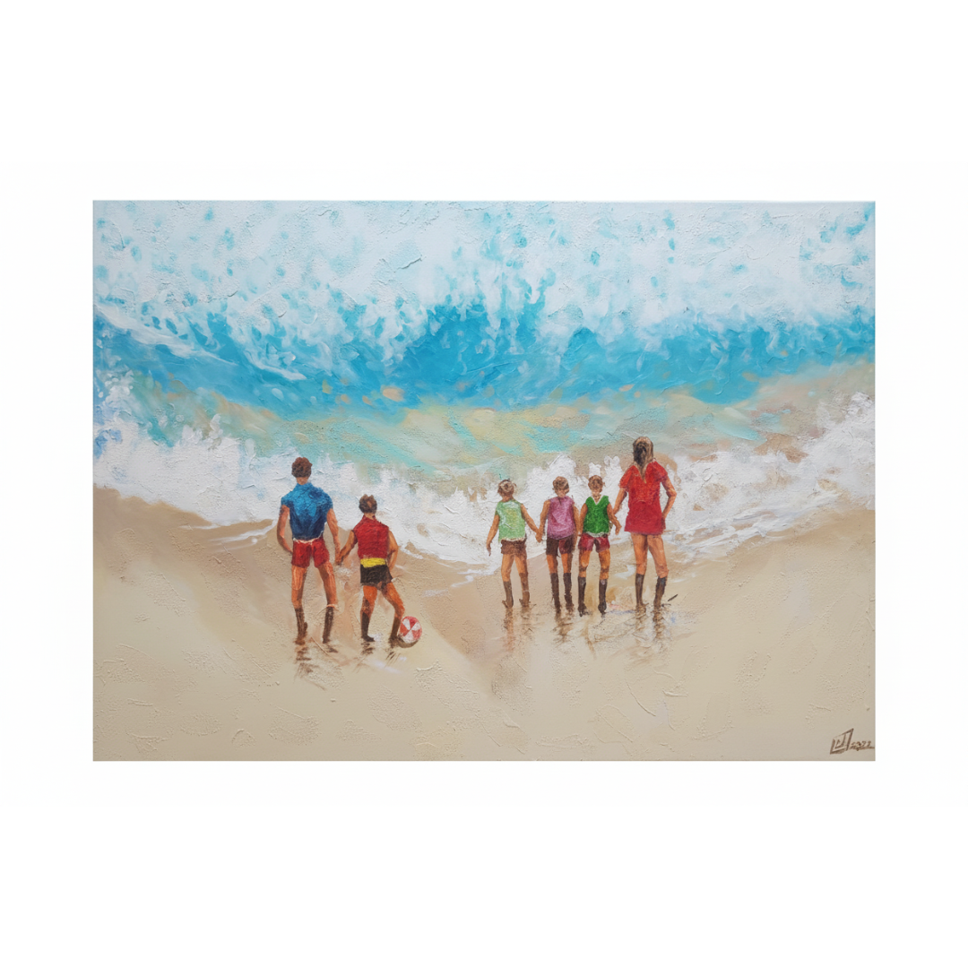 Óleo Recuerdos de Arena – Óleo Original (100x150cm)