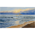 Óleo Amanecer en la Isla – Óleo Original (90x150cm)