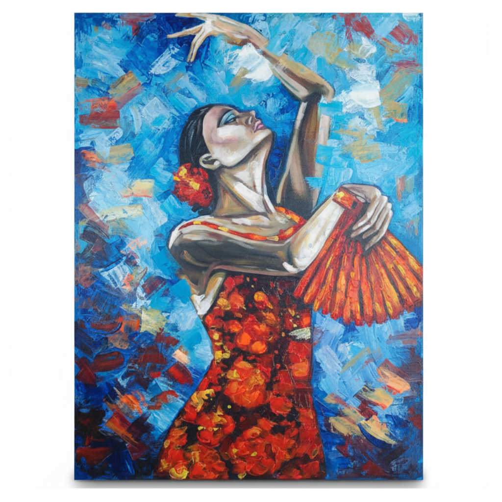 Óleo Pasión Mediterránea – Óleo Original (90x120cm)