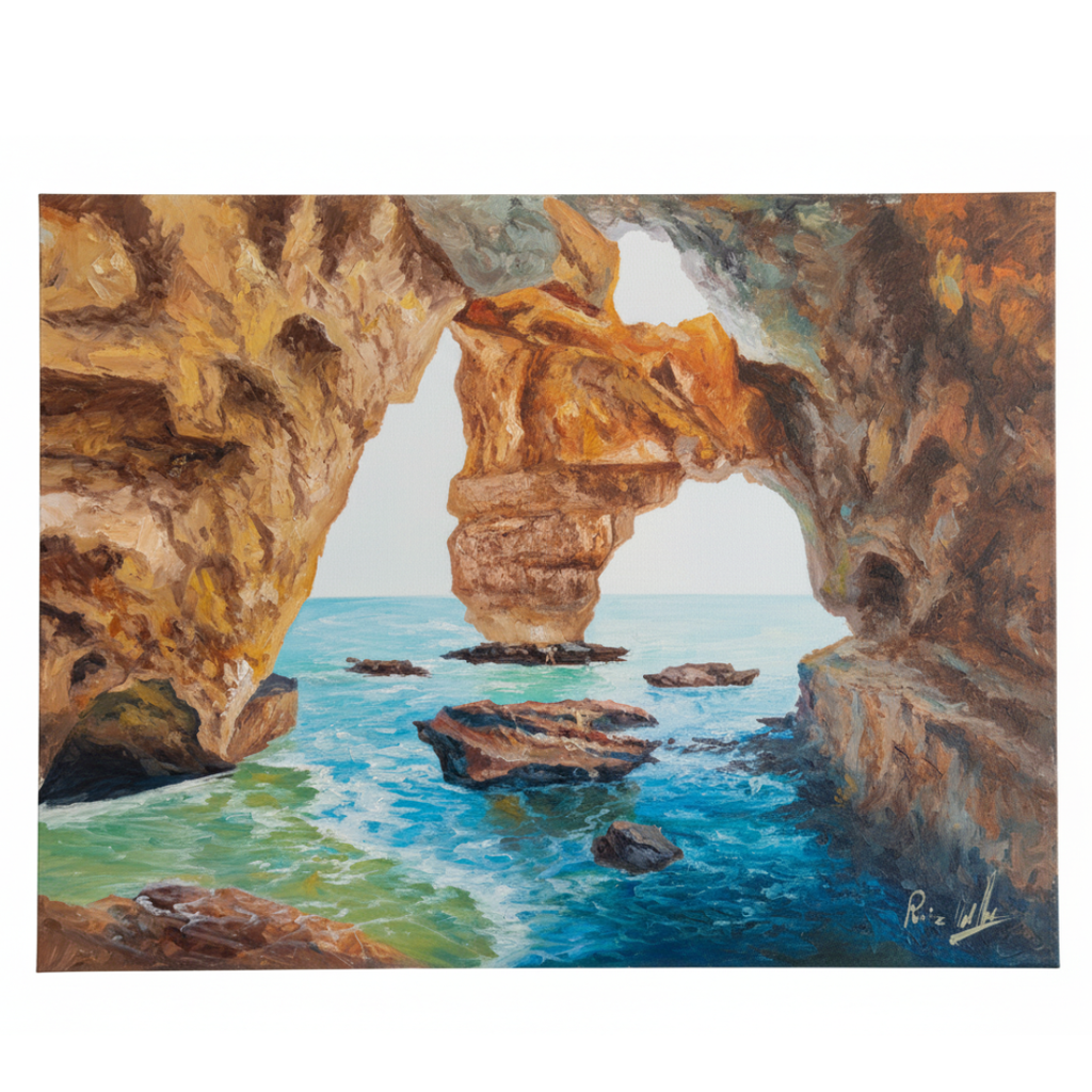 Óleo Catedral del Mar – Óleo Original (90x120cm)