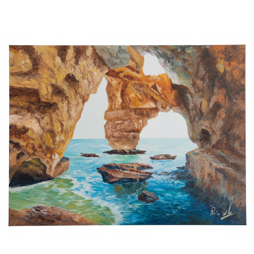 Óleo Catedral del Mar – Óleo Original (90x120cm)