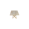 Veta Viva – Set de Mesa y Taburete con Grabados Artesanales