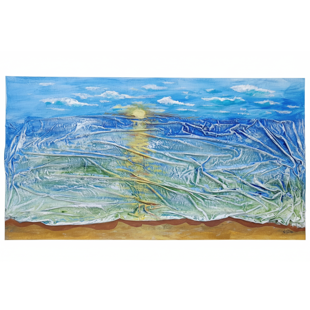Óleo Marea Escultórica – Óleo Original (80x150cm)