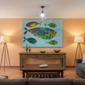 Óleo Cardumen en Color – Óleo Original (100x150cm)