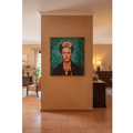 Óleo Esencia de Frida – Óleo Original (120x120cm)