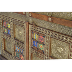 Cómoda Mosaico del Sultán – Acacia, Azulejo y Bronce (105 cm)