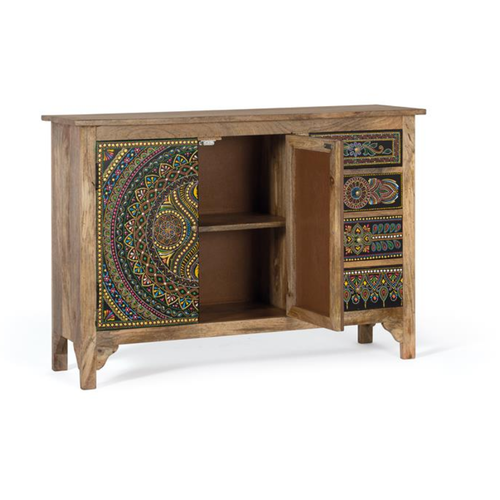 Aparador Caleidoscopio de Mango – Pintado a Mano (107 cm)