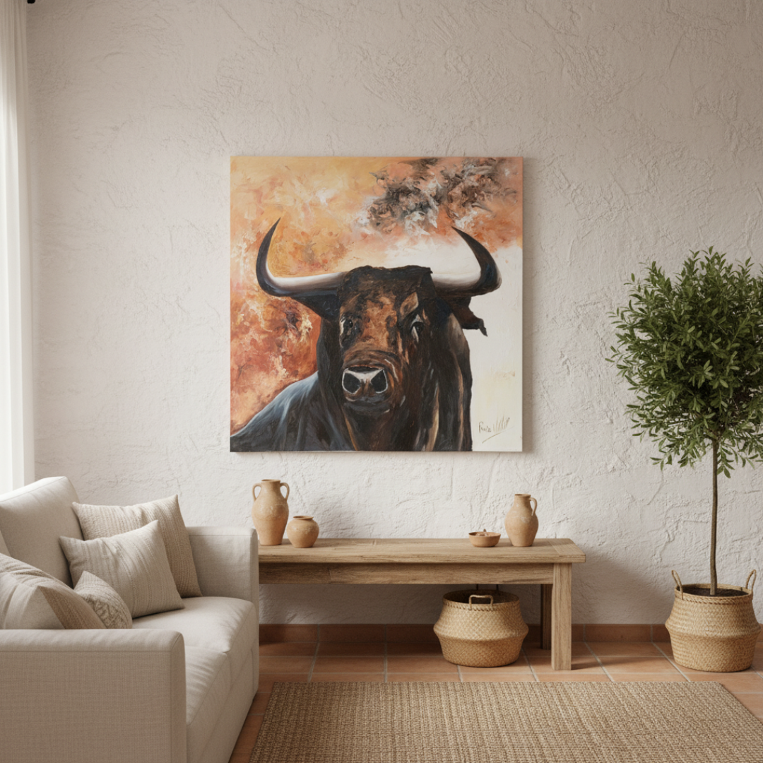 Óleo Esencia de Casta – Óleo Original (90x90cm)