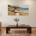 Óleo Refugio en Moraira – Óleo Original (80x150cm)