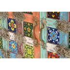 Aparador Palacio de Al-Ándalus – Mango, Azulejo y Bronce (90 cm)