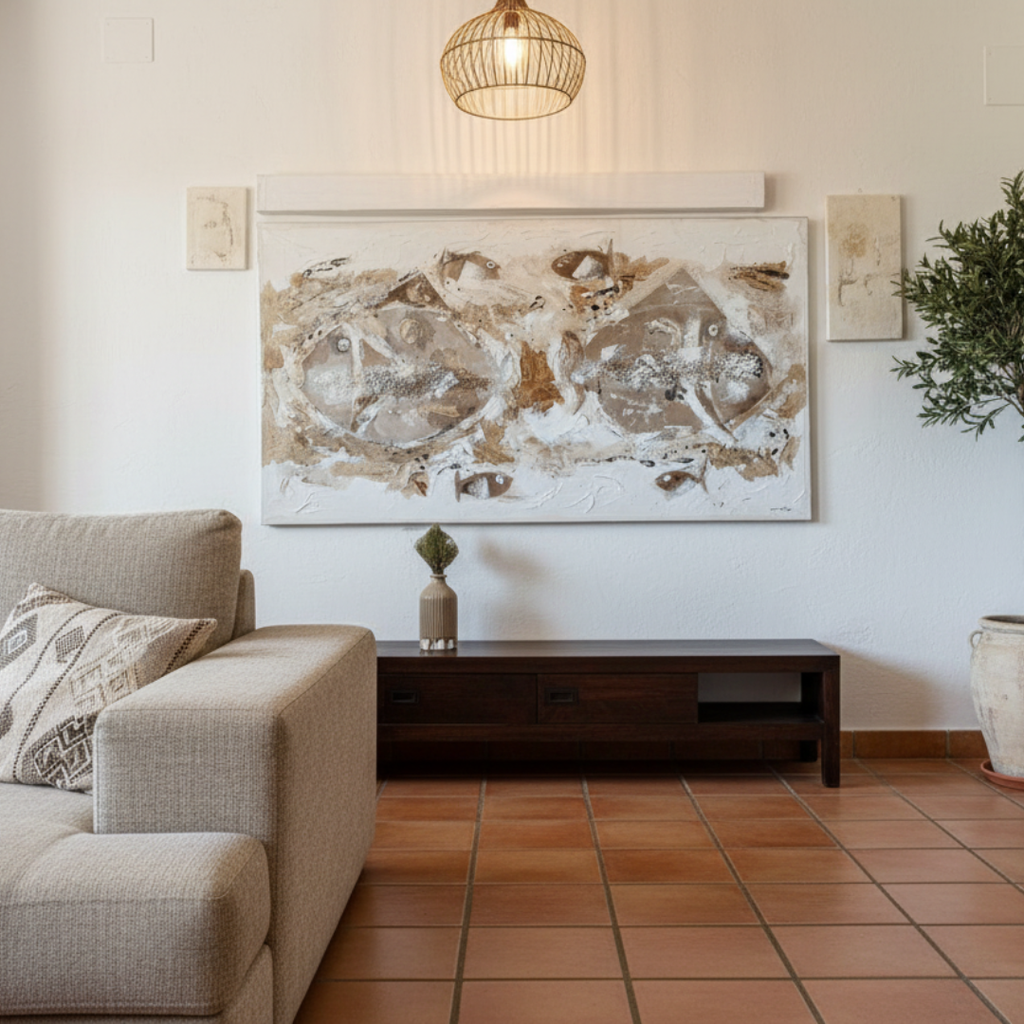 Óleo Fósiles de Sal – Óleo Original (100x150cm)