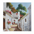 Óleo Nobleza en Azabache – Óleo Original (100x100cm)