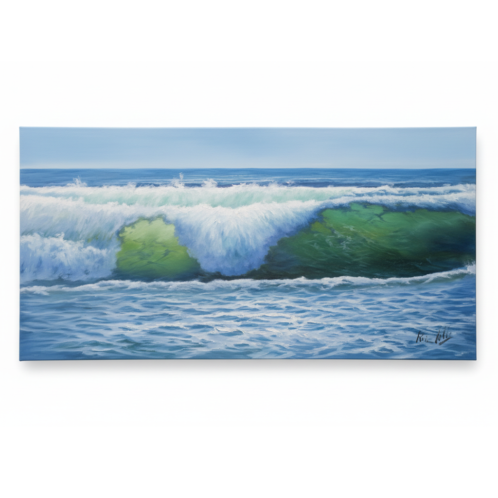 Óleo Olas – Óleo Original (80x150cm)