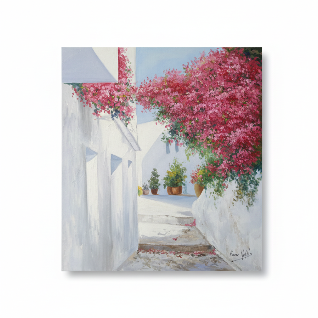 Óleo Mirada del Norte – Óleo Original (90x90cm)