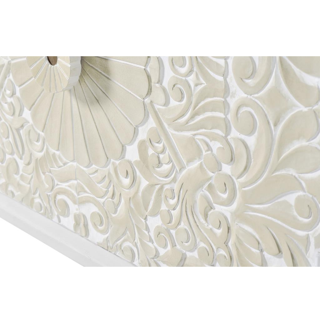 Consola Filigrana de Mango – Madera Tallada a Mano (90 cm)