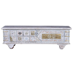 Arca Gran Horizonte – Baúl de Mango y Bronce XL (146 cm)