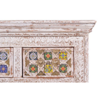 Cómoda Bakhra Mosaico – Mango, Azulejo y Bronce (90 cm)