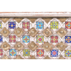 Arca Esencia Bakhra – Baúl de Mango, Azulejo y Bronce (80 cm)