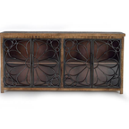 Aparador Horizonte Industrial – Mango Macizo y Metal (190 cm)