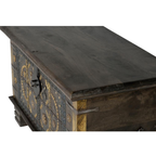 Arca Sombra de Bronce – Baúl de Mango y Metal (80 cm)