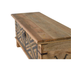 Arca Raíces de Mango – Baúl en Madera Natural (116 cm)