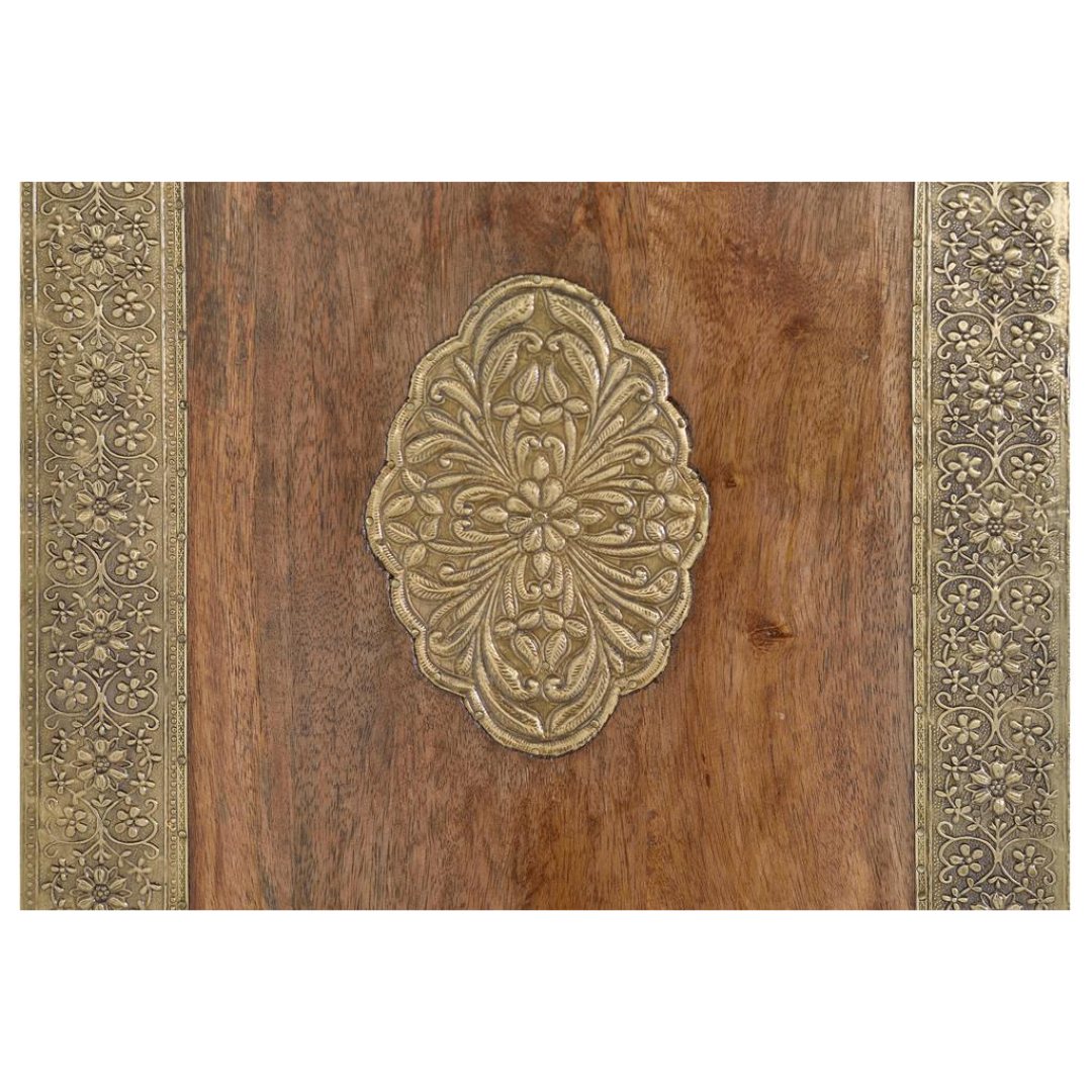 Armario Alcázar Étnico – Acacia, Azulejo y Bronce Repujado (180 cm)