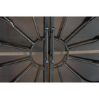 Aparador Horizonte Industrial – Mango Macizo y Metal (190 cm)