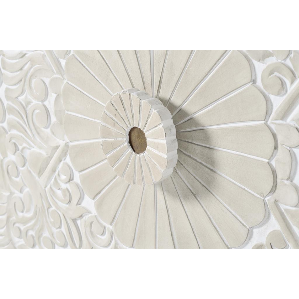 Consola Filigrana de Mango – Madera Tallada a Mano (90 cm)