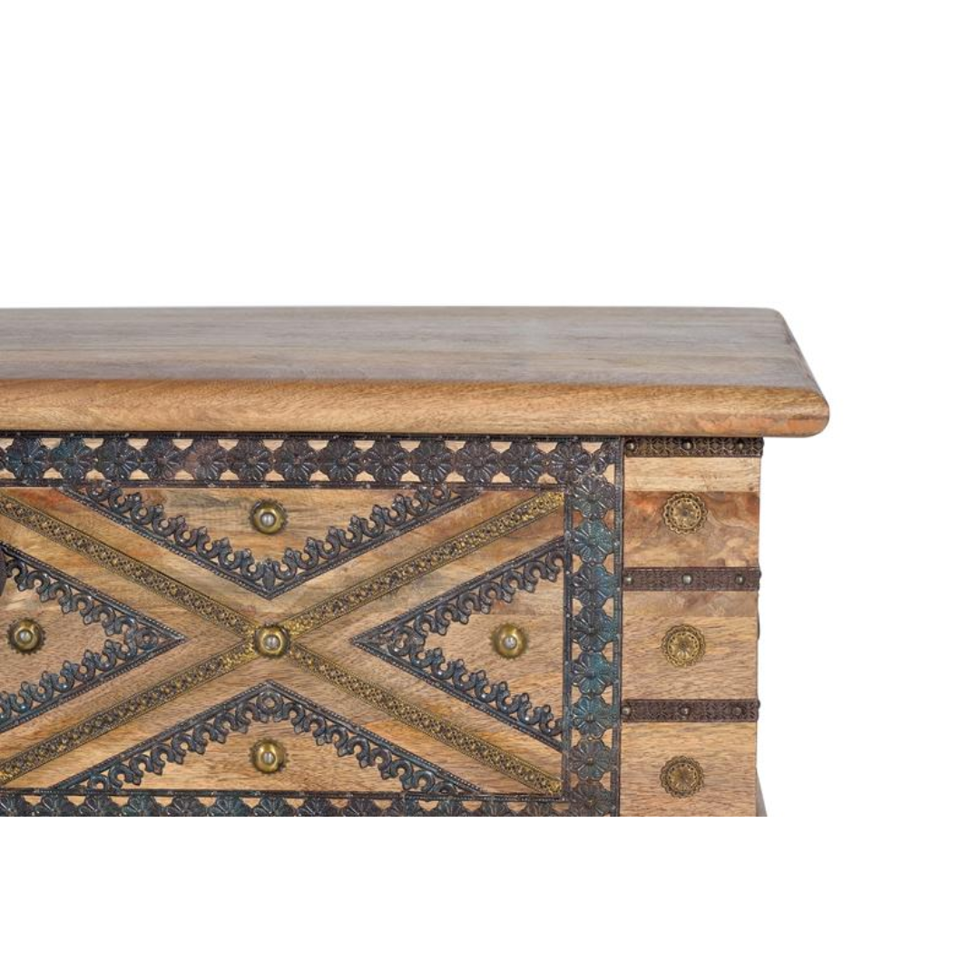 Arca Raíces de Mango – Baúl en Madera Natural (116 cm)