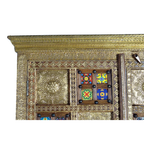 Armario Alcázar Étnico – Acacia, Azulejo y Bronce Repujado (180 cm)