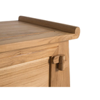 Arca Teca Pura – Baúl de Madera Maciza y Diseño Oriental (114 cm)
