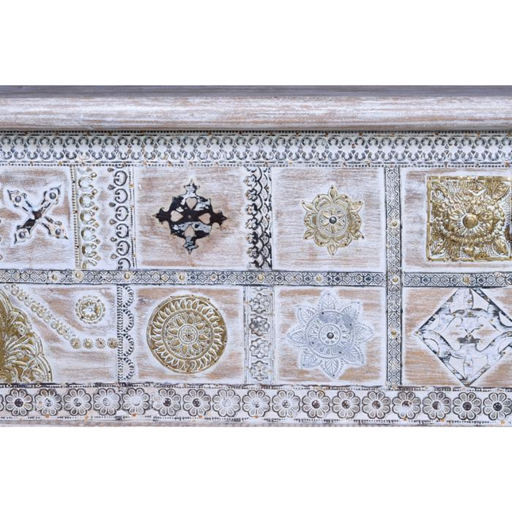 Arca Gran Horizonte – Baúl de Mango y Bronce XL (146 cm)