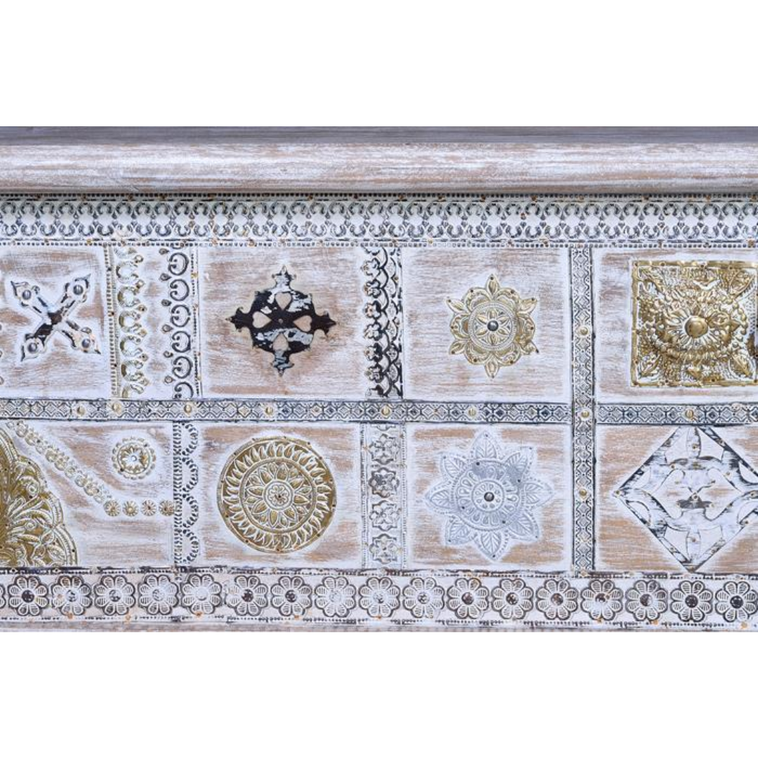 Arca Gran Horizonte – Baúl de Mango y Bronce XL (146 cm)