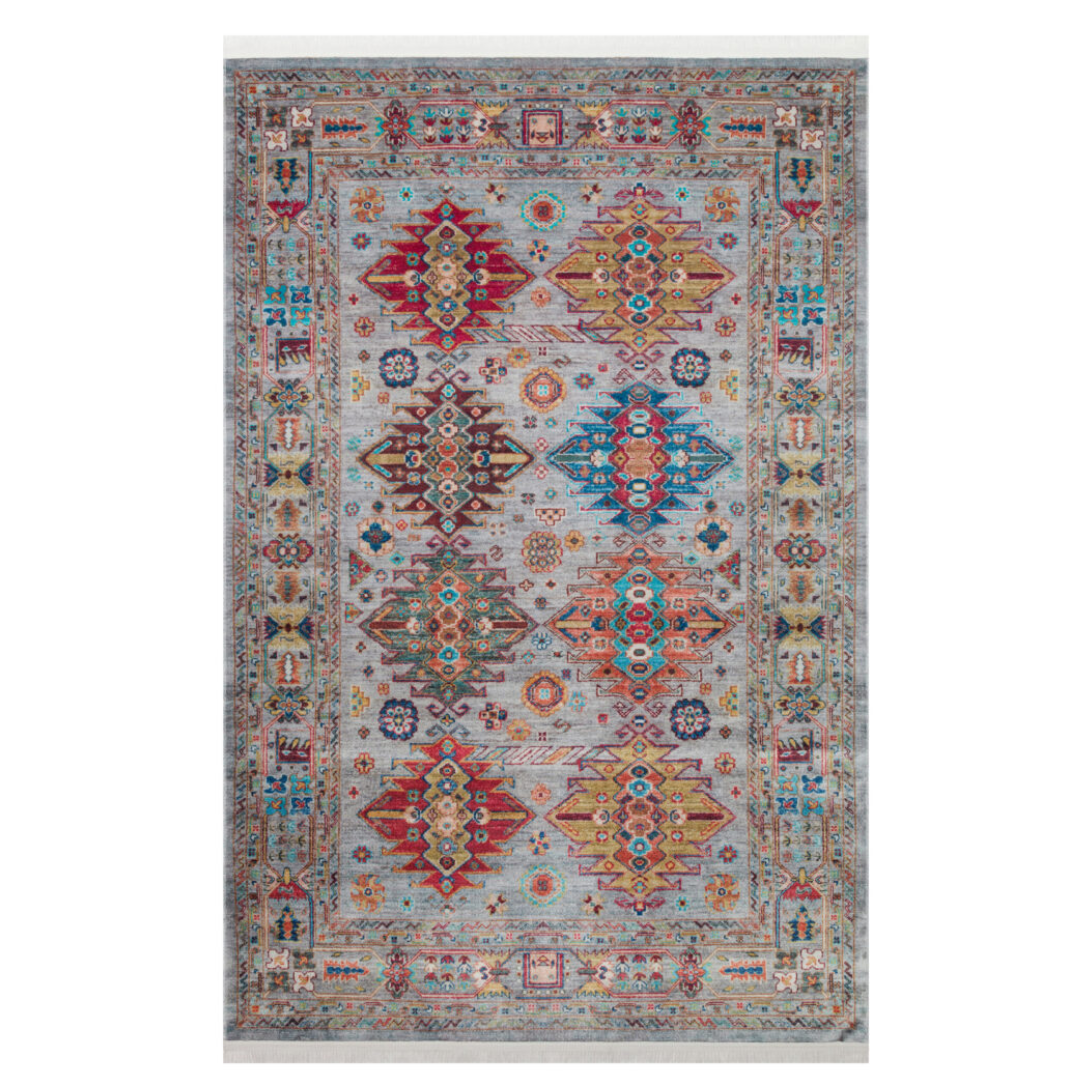 Alfombra Ancestral Silk-Touch – Vintage Pakistaní Antideslizante