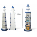 Estantería Gran Faro del Puerto – Librería de Madera (100 cm)