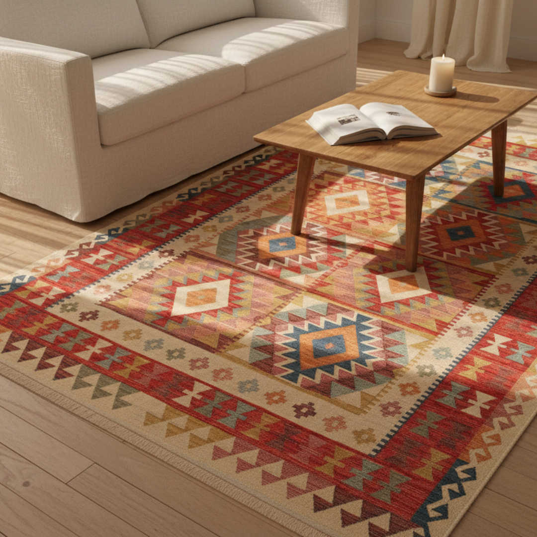 Alfombra Oasis Reversible Eco-Weave– Algodón Reciclado Dual
