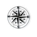Decoración de Pared - Rosa de los Vientos (45cm)